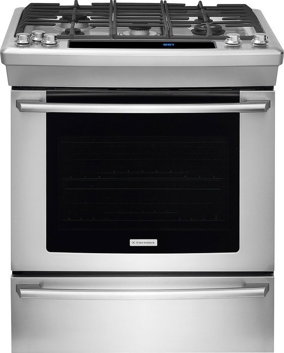 Electrolux EW30GS80RSWave-Touch 30" Stainless Steel Gas Slide-In Sealed Burner Range - Convection