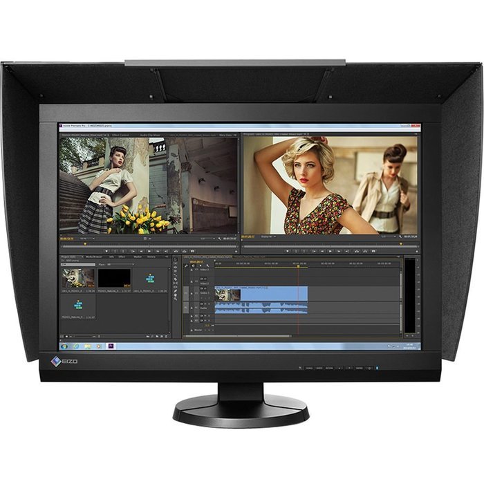 EIZO ColorEdge CG247 24" Hardware Calibration IPS Monitor 1920x1200, Black