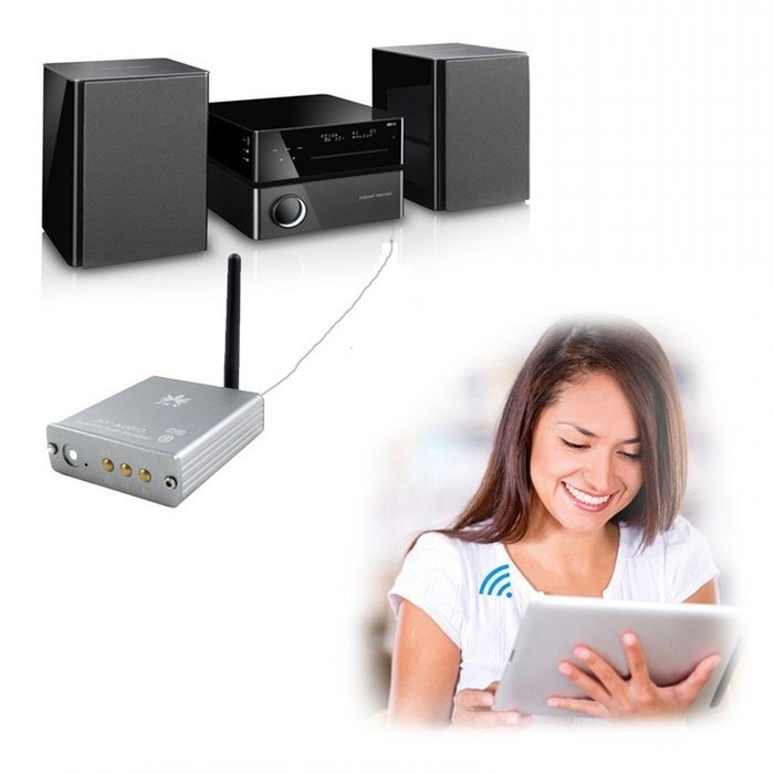 JKY Hifi 4.0 Bluetooth Music Receiver Aptx Wireless Audio Adapter With 3.5mm Aux Output - X1S N6