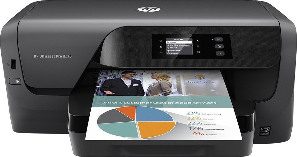 HP - OfficeJet Pro 8210 Wireless Inkjet Instant Ink Ready Printer