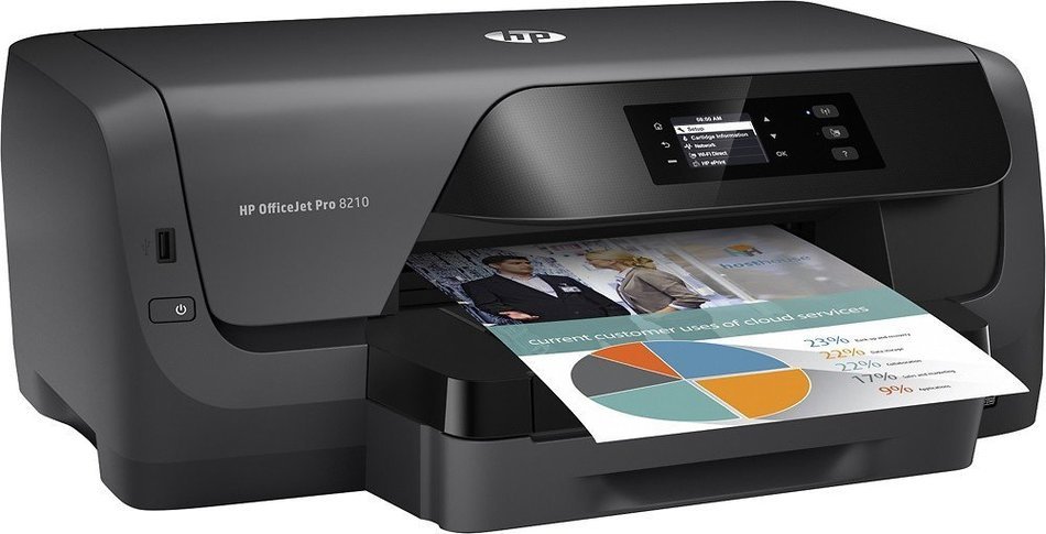 HP - OfficeJet Pro 8210 Wireless Inkjet Instant Ink Ready Printer N2