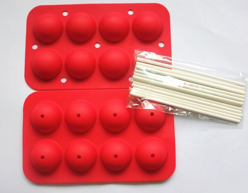 8 Cavity lollipop Silicone mold N3