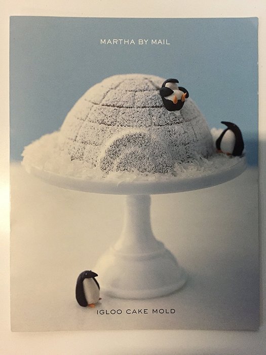 Martha Stewart Igloo Cake Mold, Cast Aluminum N2
