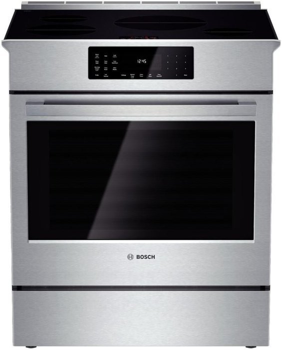 Bosch HIIP054U: 30" Induction Slide-in Range Benchmark Series - Stainless Steel