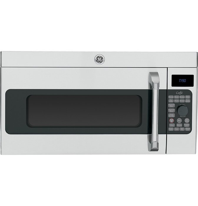 GE CVM1790SSSS Cafe 1.7 Cu. Ft. Stainless Steel Over-the-Range Microwave - Convection N2