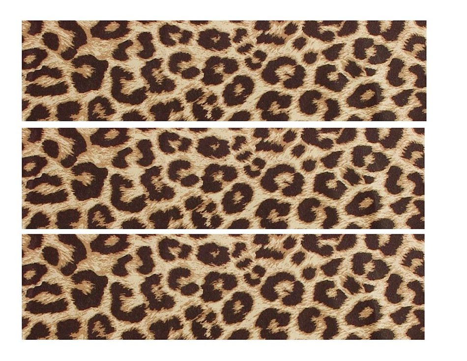 Natural Leopard Print ~ Edible Icing Image Border Strip Cake/Cupcake Topper!!!