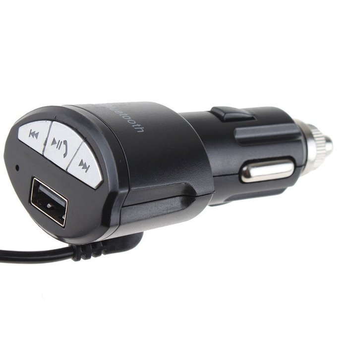 A2DP 3.5mm Car Handsfree Bluetooth AUX Stereo Audio Receiver Adapter Charger N6