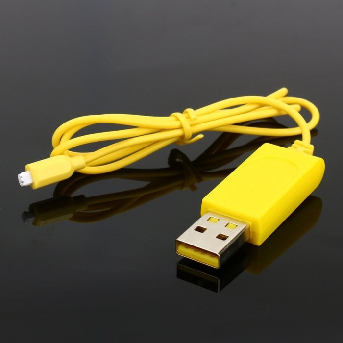 Obula(TM) Hot Sale USB RC Helicopter Charger Cable For Syma S107 Yellow Charge Wire For Airplane Spare Parts Accessories...