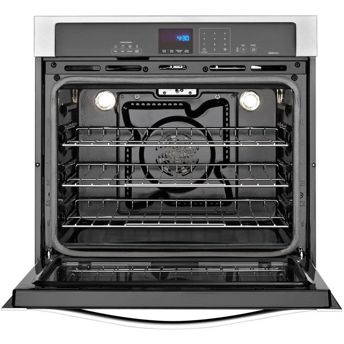 Whirlpool WOS92EC7AS 27" Stainless Steel Electric Single Wall Oven - Convection