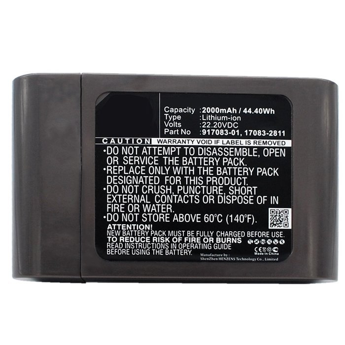 3x Exell EBVB-206 Li-Ion 22.2V 2000mAh Vacuum Battery Fits DYSON Handheld DC31, DC31 Animal, Cordless DC35, DC35... N2