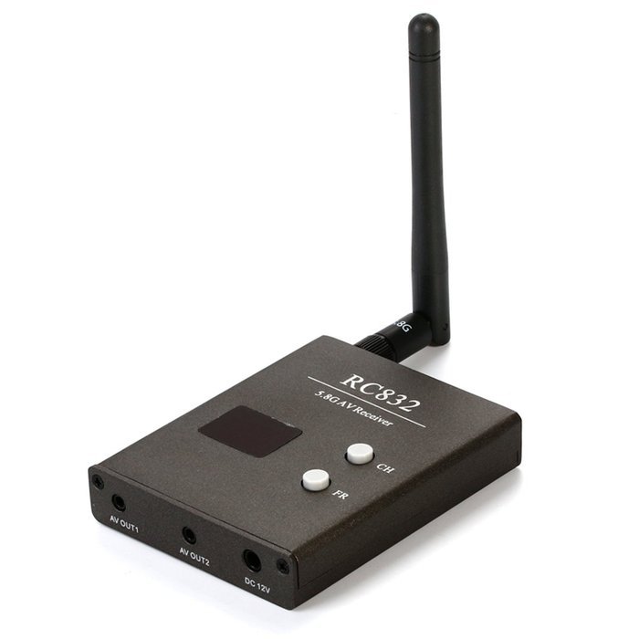 Boscam RC832 5.8G 32Ch Channels Wireless AV Receiver for FPV Airplane RC RC077 N5