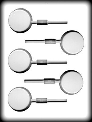 Medium Plain Sucker Hard Candy Mold HS-5207