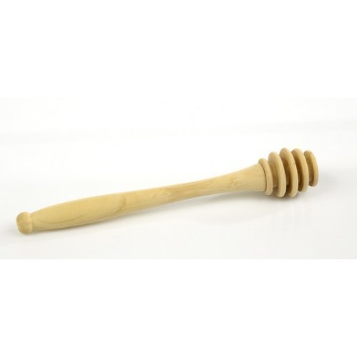 Handcrafted olive wood honey dipper ( length 6") by Bethlehem Gifts TM