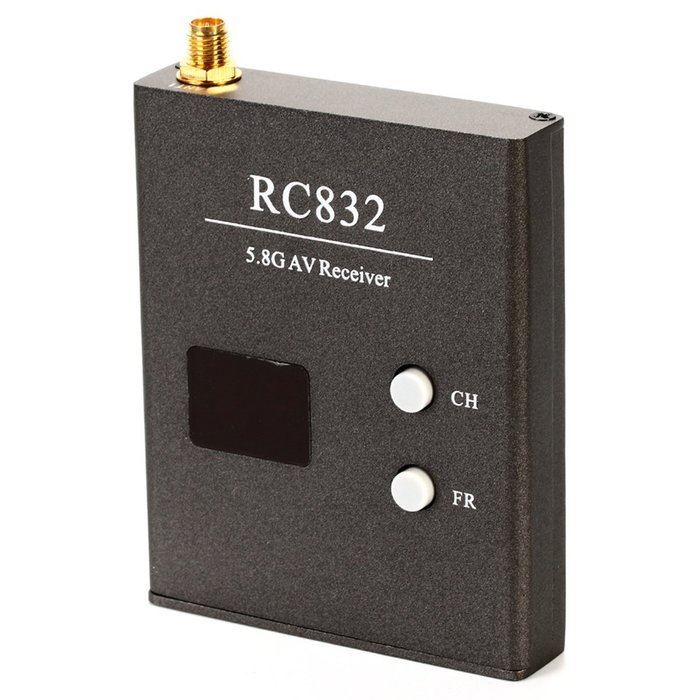 Boscam RC832 5.8G 32Ch Channels Wireless AV Receiver for FPV Airplane RC RC077 N7