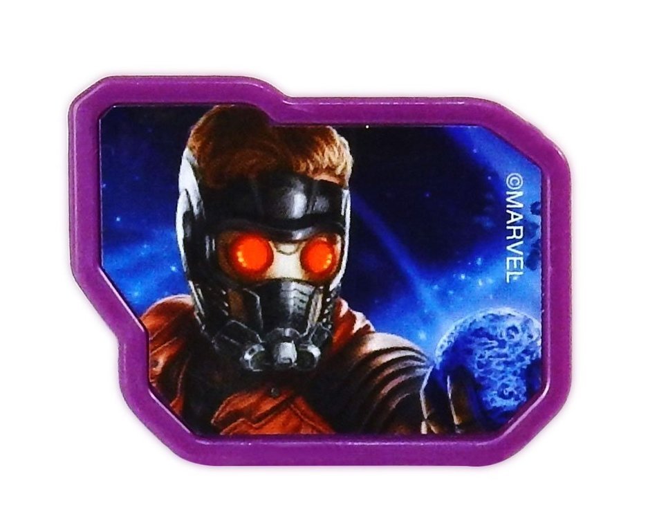 Marvel Guardians of the Galaxy Rings, 12 Pk Cupcake Toppers, 6 Assorted Designs. N3