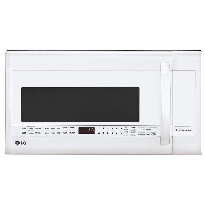 LG LMVM2033SW2.2 Cu. Ft. White Over-the-Range Microwave