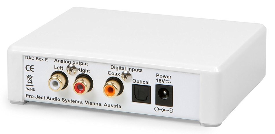Pro-Ject DAC Box E Digital to Analog Converter (White) N5