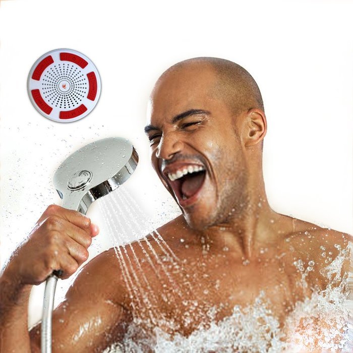 iFox iF013 Bluetooth Shower Speaker - Certified Waterproof. Wireless Speakerphone Pairs To All Bluetooth Devices... N22