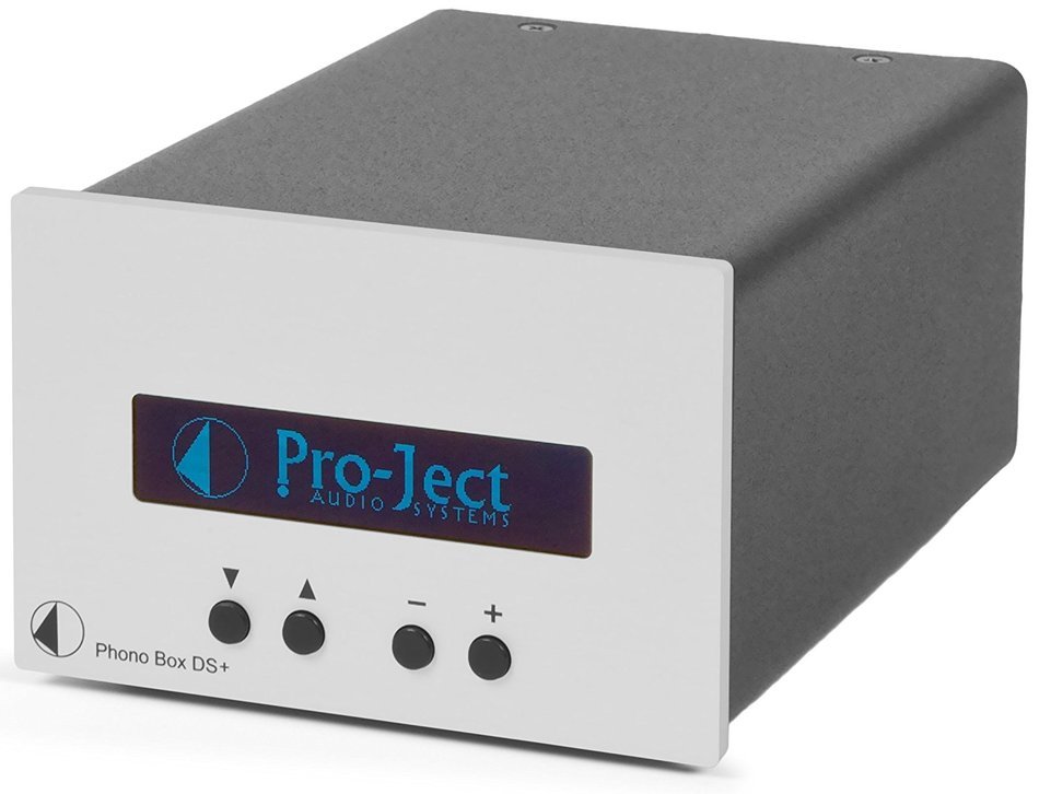 Pro-Ject Phono Box DS Plus Component Phonograph PreAmplifier, Silver N2