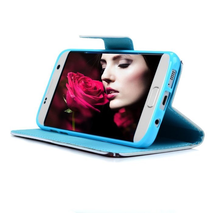 S7 Edge Case,Samsung Galaxy S7 Edge Case Wallet Folio Flip Premuim PU