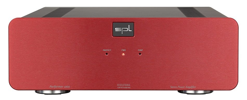 SPL Performer s800 Pro-Fi 570-watt Stereo Balanced Power Amp (Red)
