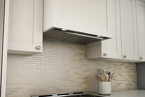 Zephyr AK9128AS Monsoon Mini 30" One Piece Liner with 300 CFM Dual Level Halogen Lighting 3 Speed Mechanical Slide...