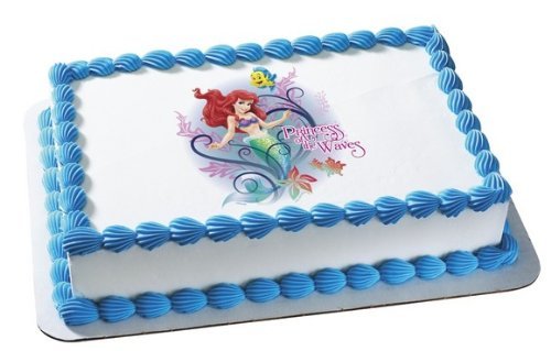 Little Mermaid Edible Cake Topper Decoration