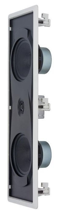 Yamaha Custom Easy-to-install In-Wall Flush Mount 2-Way 130 watts Natural Sound Speaker with 1" Soft Dome Tweeter...