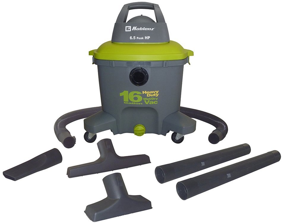 Koblenz WD-16 K US Heavy Duty 16-Gallon Wet/Dry Vacuum - Corded