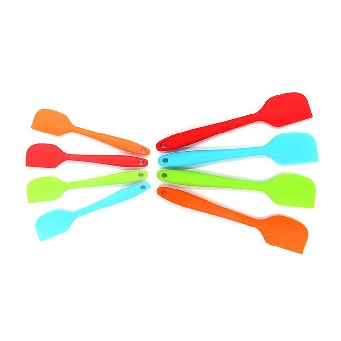 Peicees 8pcs Silicone Spatula for Cake Cream Pastry Butter Batter Mixing Cooking Baking N4
