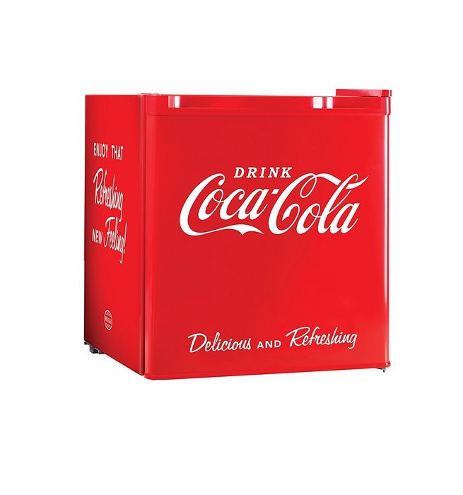 Nostalgia CRF170COKE Coca-Cola 1.7 Cubic-Foot Refrigerator with Freezer Compartment N2