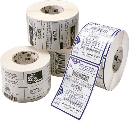 Zebra Receipt Paper - 4" x 74 ft - 36 / Carton - White