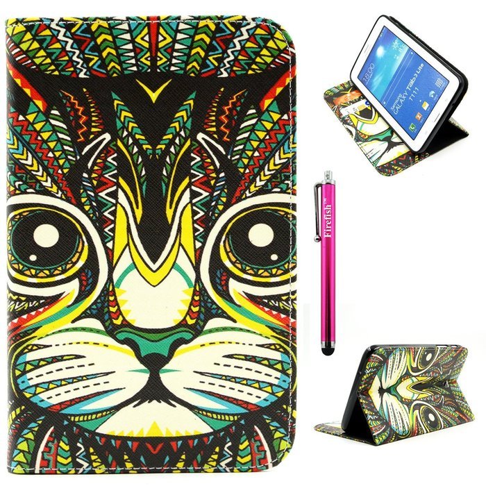 Tab 4 7.0 Case, Firefish Damage Resistance Case Premium PU Leather Wallet Card Slots Kickstand Feature Case for... N20