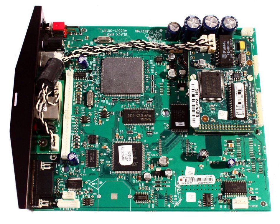 Zebra G105917-002 LP/TLP2844-Z Logic Board W/ Network, USB and Serial Interfaces N2