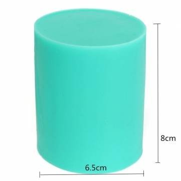UR Bakeware Silicone Rose Flower Candle Mold Soap Mould Cylinder Wedding DIY Baking Molds N5