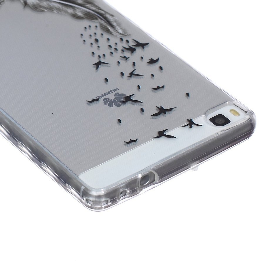 Huawei P8 Lite Case, Firefish Durable Soft TPU Back Case [Soft-Flex] Drop Protection Scratch-Resistant Cover Skin... N37