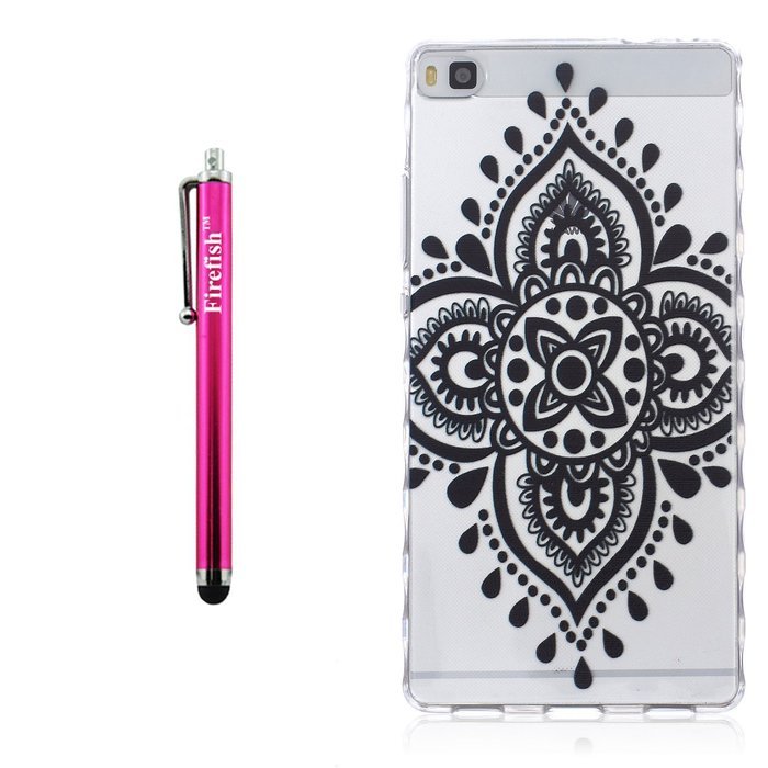 Huawei P8 Lite Case, Firefish Durable Soft TPU Back Case [Soft-Flex] Drop Protection Scratch-Resistant Cover Skin... N39