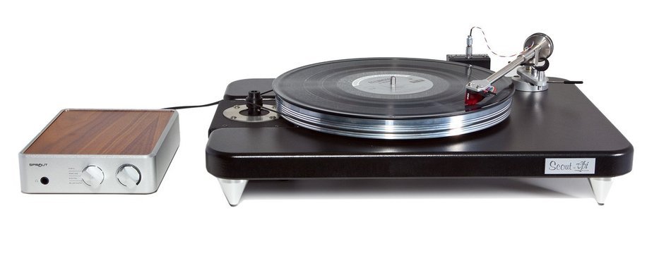 PS Audio Sprout Complete Hifi Home DAC Amp, High End Audio from Vinyl, Analog, Digital (Walnut) N4