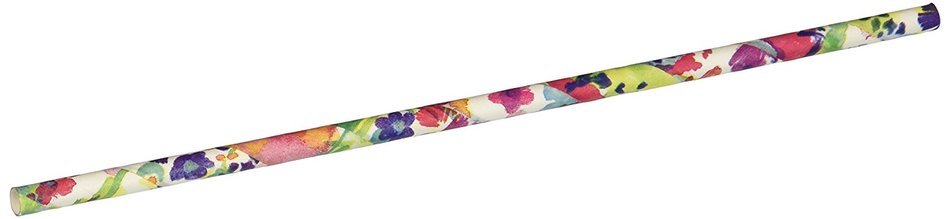 Floral Paper Straws, Set of 30 N2