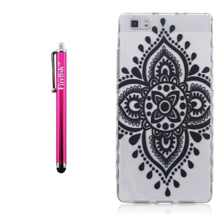 Huawei P8 Lite Case, Firefish Durable Soft TPU Back Case [Soft-Flex] Drop Protection Scratch-Resistant Cover Skin... N45
