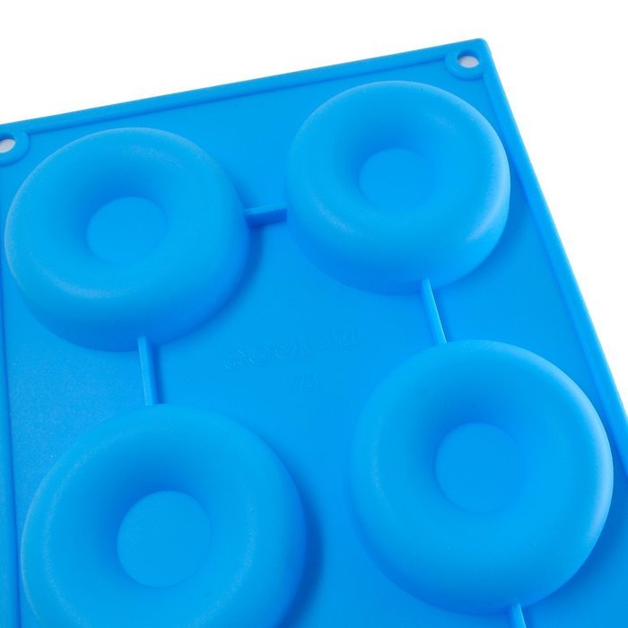 Bestwoohome 6-Cavity Silicone Donut Pan Mold/Maker for Baking (2 Pack)