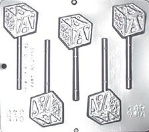 Baby Block Lollipop Chocolate Candy Mold Baby Shower 640