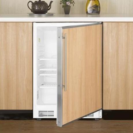 Summit AccuCold ALB751 24" Wide 5.5 Cu. Ft. Built-In Undercounter All Refrigerator with Panel Ready Door Shelf... N2