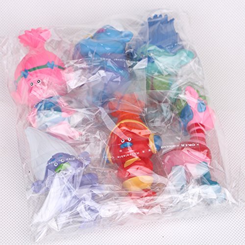 Cute! DreamWorks Trolls Poppy Doll Mini Figures Collectable Doll Choose Character Cake toppers N5