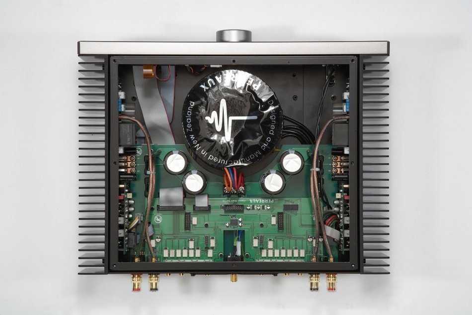 PERREAUX 150W Stereo Integrated Amplifier 16.8" Wide x 13.5" Deep x 4.0" High Titanium Annodised Aluminium N2