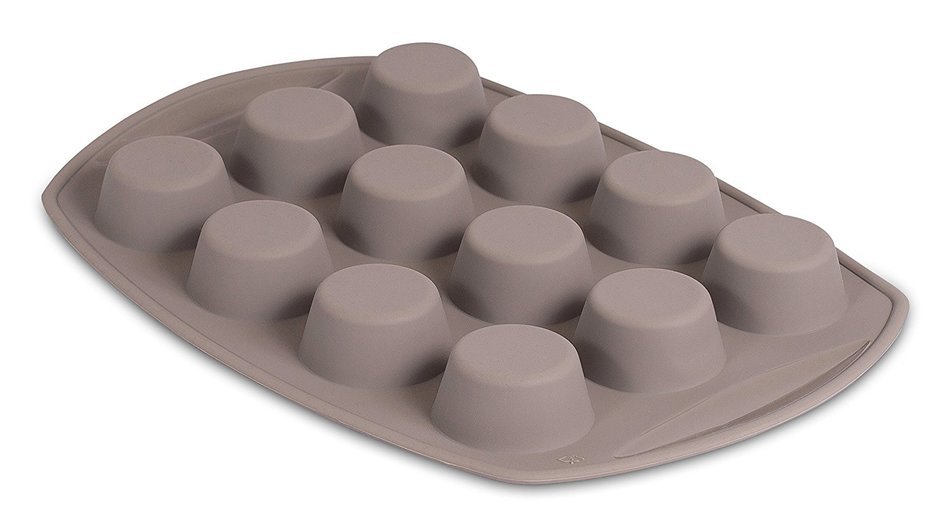 Best Silicone Muffin Pan 12 Cup Cupcake Tray Cake