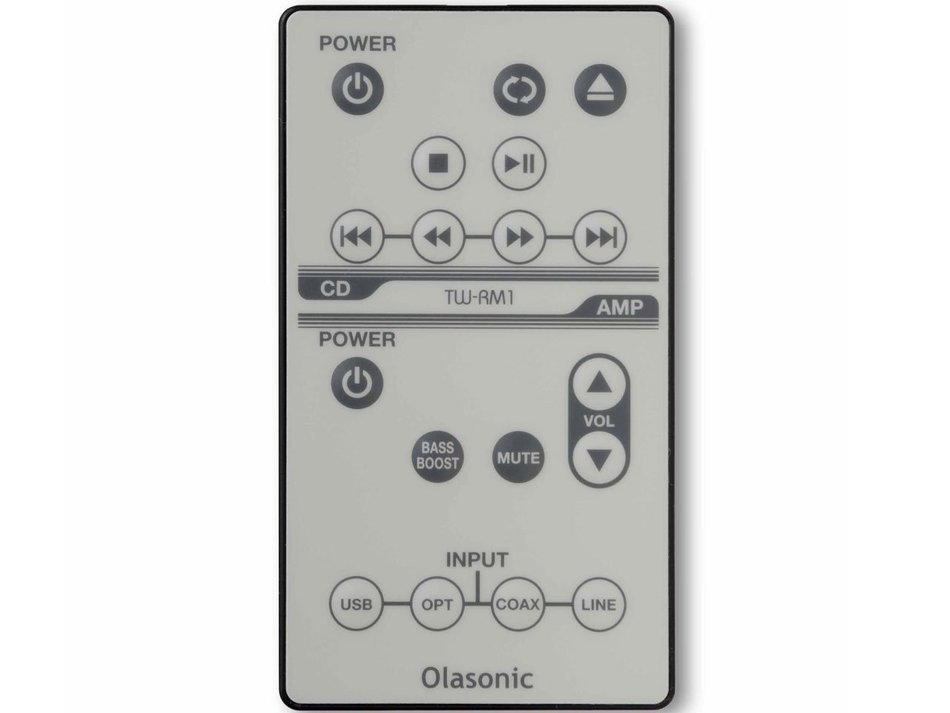 Olasonic nanocompo NANO-CD1 CD Transport, Platinum White N3