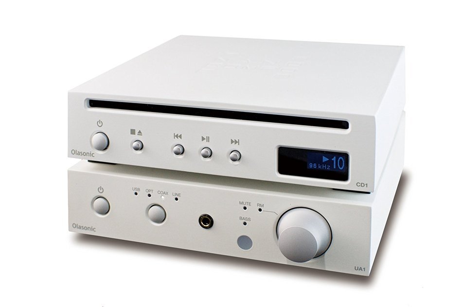 Olasonic nanocompo NANO-CD1 CD Transport, Platinum White N4