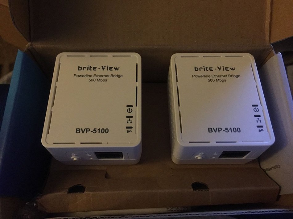 Brite-View BVP-5100D Powerline Adapter Power Cable , White N2