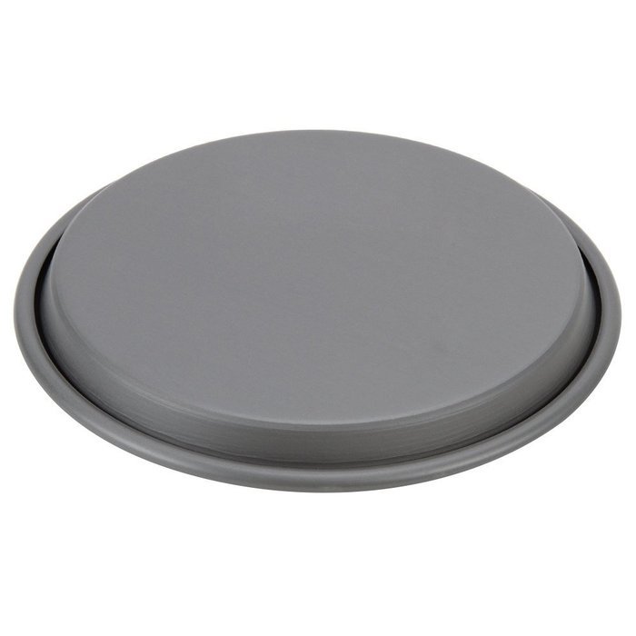 American Metalcraft HC2009 9" Hard Coat Anodized Aluminum Tapered / Nesting Pizza Pan N2